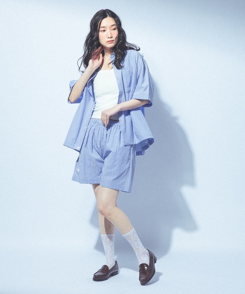Kappa(カッパ)の「≪Kappa×and ST ウェルネスクラブ≫シンプルロゴショートパンツ(その他パンツ・レディース・チャコールグレー/ブラウン/ライトブルー/グリーン・LARGE/MEDIUM/SMALL)」の15枚目の写真