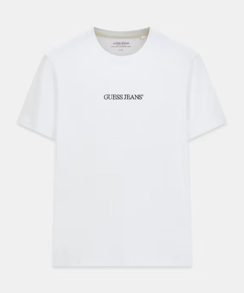 GUESS JEANS(ゲスジーンズ)の「GUESS JEANS/ゲスジーンズ GJ EG FIT JACQUARD Tシャツ 秋 秋服 2026年秋冬(Tシャツ/カットソー・メンズ・ホワイト/ブラック・M/L/XL)」の13枚目の写真