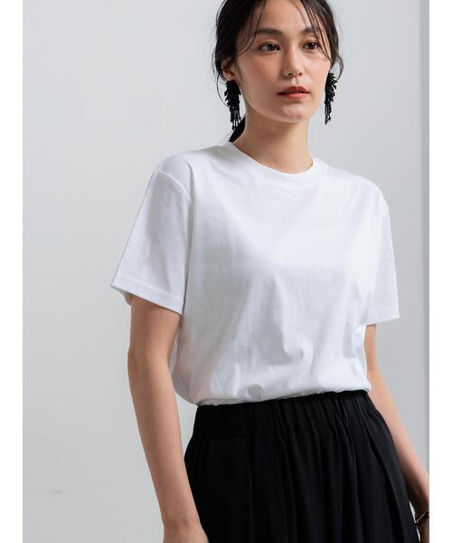 Te chichi(テチチ)の「【遮熱/調温】レギュラーTシャツ(Tシャツ/カットソー・レディース・オフホワイト・F)」の1枚目の写真