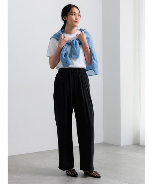 Te chichi(テチチ)の「【遮熱/調温】レギュラーTシャツ(Tシャツ/カットソー・レディース・オフホワイト・F)」の5枚目の写真