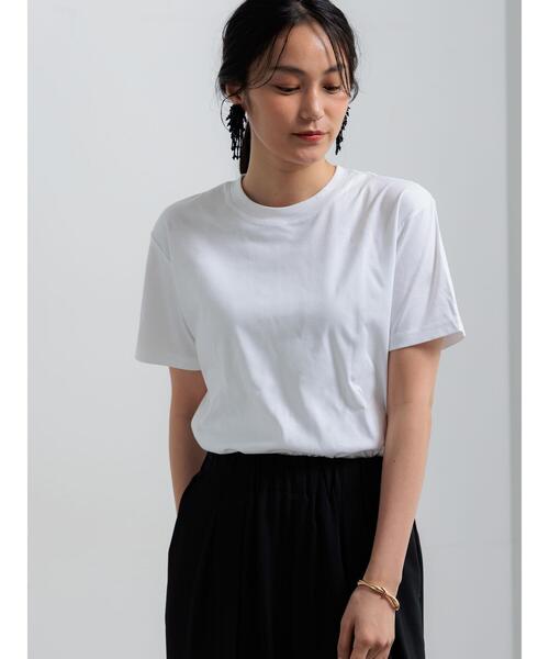 Te chichi(テチチ)の「【遮熱/調温】レギュラーTシャツ(Tシャツ/カットソー・レディース・オフホワイト・F)」の6枚目の写真
