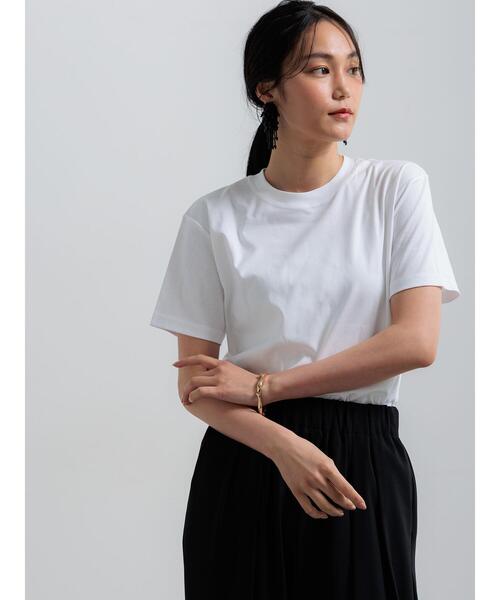 Te chichi(テチチ)の「【遮熱/調温】レギュラーTシャツ(Tシャツ/カットソー・レディース・オフホワイト・F)」の8枚目の写真