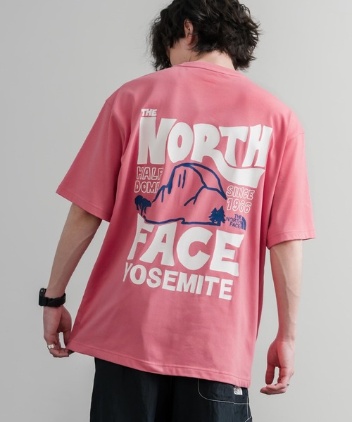 THE NORTH FACE(ザノースフェイス)の「日本未展開モデル THE NORTH FACE WHITE LABEL HALF DOME S/S R/TEE 接触冷感バックプリント半袖Tシャツ(Tシャツ/カットソー・メンズ・ブルー/ピンク/ライトグレー/ブラック/ホワイト・XL/L/M)」の5枚目の写真