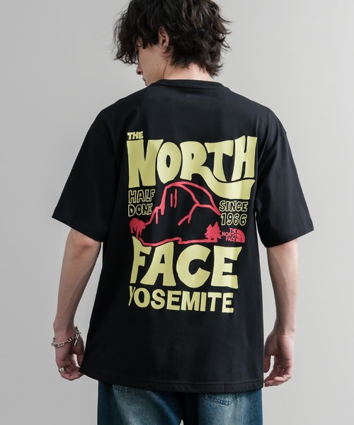 THE NORTH FACE(ザノースフェイス)の「日本未展開モデル THE NORTH FACE WHITE LABEL HALF DOME S/S R/TEE 接触冷感バックプリント半袖Tシャツ(Tシャツ/カットソー・メンズ・ブルー/ピンク/ライトグレー/ブラック/ホワイト・XL/L/M)」の2枚目の写真