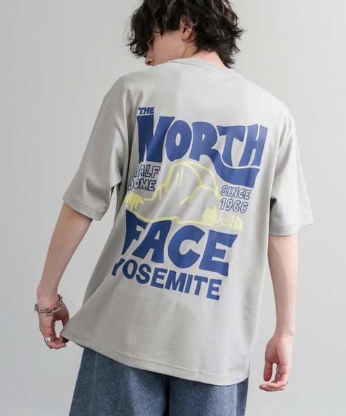 THE NORTH FACE(ザノースフェイス)の「日本未展開モデル THE NORTH FACE WHITE LABEL HALF DOME S/S R/TEE 接触冷感バックプリント半袖Tシャツ(Tシャツ/カットソー・メンズ・ブルー/ピンク/ライトグレー/ブラック/ホワイト・XL/L/M)」の17枚目の写真
