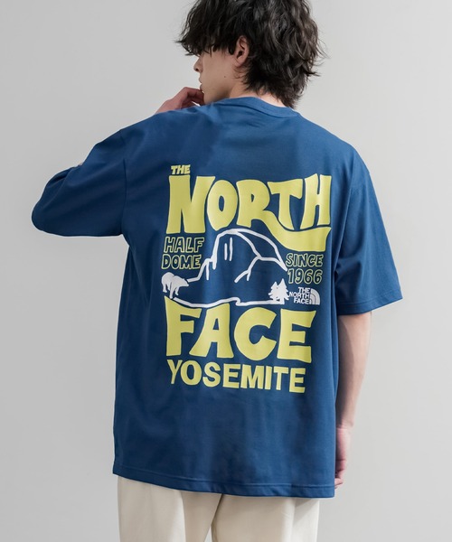 THE NORTH FACE(ザノースフェイス)の「日本未展開モデル THE NORTH FACE WHITE LABEL HALF DOME S/S R/TEE 接触冷感バックプリント半袖Tシャツ(Tシャツ/カットソー・メンズ・ブルー/ピンク/ライトグレー/ブラック/ホワイト・XL/L/M)」の10枚目の写真