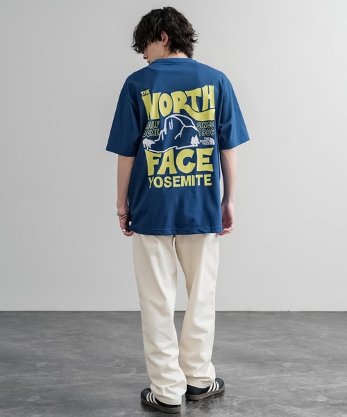 THE NORTH FACE(ザノースフェイス)の「日本未展開モデル THE NORTH FACE WHITE LABEL HALF DOME S/S R/TEE 接触冷感バックプリント半袖Tシャツ(Tシャツ/カットソー・メンズ・ブルー/ピンク/ライトグレー/ブラック/ホワイト・XL/L/M)」の6枚目の写真