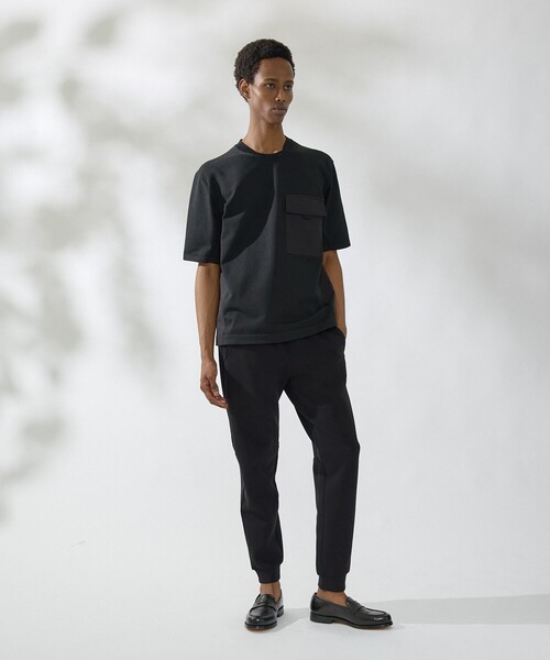 DESIGNWORKS(デザインワークス)の「【セットアップ対応】ドッキングニットTシャツ(ニット/セーター・メンズ・ライトグレー/ブラック・46/48/50)」の20枚目の写真