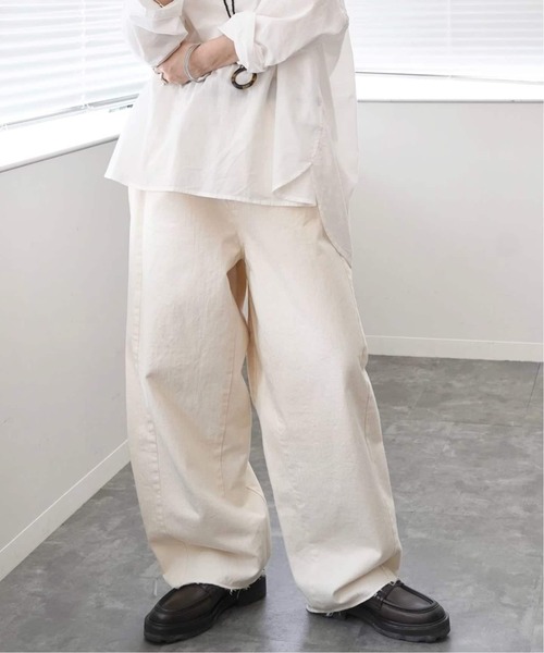 JOURNAL STANDARD LUXE(ジャーナルスタンダード ラックス)の「ヴィンテージヘリンボン スウィッチパンツ(その他パンツ・レディース・アイボリー・MEDIUM/SMALL)」の5枚目の写真