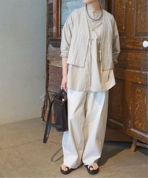 JOURNAL STANDARD LUXE(ジャーナルスタンダード ラックス)の「ヴィンテージヘリンボン スウィッチパンツ(その他パンツ・レディース・アイボリー・MEDIUM/SMALL)」の10枚目の写真