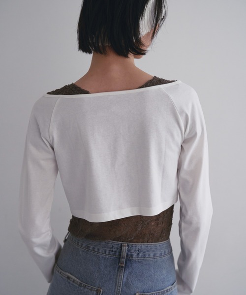 SOEMIN(ソミン)の「Short cardigan/ショートカーディガン(カーディガン/ボレロ・レディース・ホワイト/ブラック/ブルー/ピンク・FREE)」の11枚目の写真