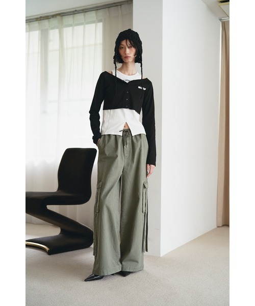 SOEMIN(ソミン)の「Short cardigan/ショートカーディガン(カーディガン/ボレロ・レディース・ホワイト/ブラック/ブルー/ピンク・FREE)」の13枚目の写真