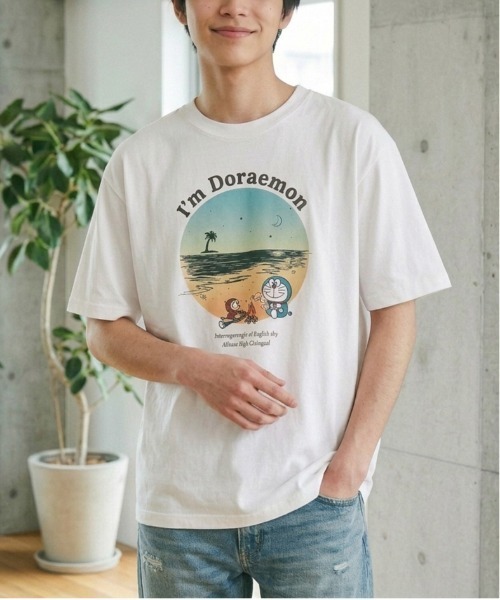 ALWAYS GOOD TIME(オルウェイズグッドタイム)の「【Doraemon/ドラえもん】キャラクタープリント半袖Tシャツ(DRY)/レトロサマープリント&バックプリント半袖Tシャツ / ユニセックス(Tシャツ/カットソー・メンズ・ライトグリーン/オフホワイト/オートミール/ライトピンク・MEDIUM/LARGE)」の7枚目の写真