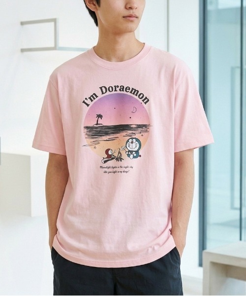 ALWAYS GOOD TIME(オルウェイズグッドタイム)の「【Doraemon/ドラえもん】キャラクタープリント半袖Tシャツ(DRY)/レトロサマープリント&バックプリント半袖Tシャツ / ユニセックス(Tシャツ/カットソー・メンズ・ライトグリーン/オフホワイト/オートミール/ライトピンク・MEDIUM/LARGE)」の21枚目の写真