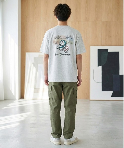 ALWAYS GOOD TIME(オルウェイズグッドタイム)の「【Doraemon/ドラえもん】キャラクタープリント半袖Tシャツ(DRY)/レトロサマープリント&バックプリント半袖Tシャツ / ユニセックス(Tシャツ/カットソー・メンズ・ライトグリーン/オフホワイト/オートミール/ライトピンク・MEDIUM/LARGE)」の10枚目の写真