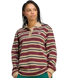 adidas STRIPE KNITTED POLO / アディダス ストライプ ニット ポロ