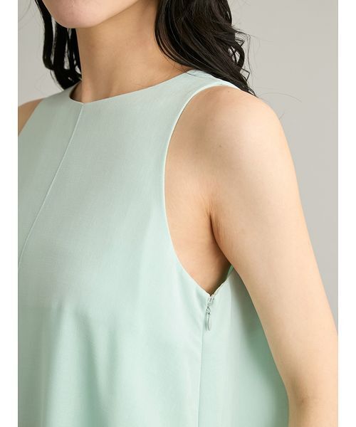 Mila Owen(ミラオーウェン)の「【近赤外線カット】アメスリフレアワンピース(ワンピース・レディース・ダークブラウン/レッド/ミント・0/1)」の8枚目の写真