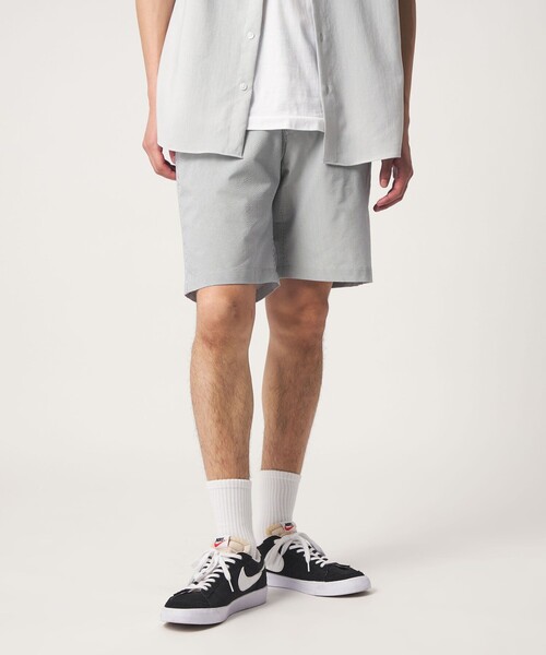 A DAY IN THE LIFE UNITED ARROWS(アデイインザライフユナイテッドアローズ)の「ドライ サッカー イージーショーツ-吸水速乾・ストレッチ-<A DAY IN THE LIFE>(その他パンツ・メンズ・ベージュ/ネイビー/コバルトブルー・S/L/M)」の5枚目の写真