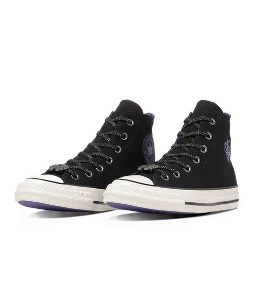 CONVERSE(コンバース)の「CONVERSE ALL STAR AGED HI / ANNA SUI(コンバース オールスター エイジド ハイ / アナ スイ)(スニーカー・メンズ・ブラック系・22.5cm/23cm/23.5cm/24cm/24.5cm/25cm)」の1枚目の写真