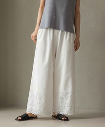 《natural by clip》裾レースパンツ