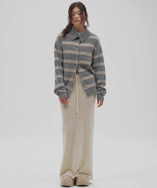 TODAYFUL(トゥデイフル)の「Multicolor Border Knit(ニット/セーター・レディース・ブラウン/グレー・FREE)」の15枚目の写真