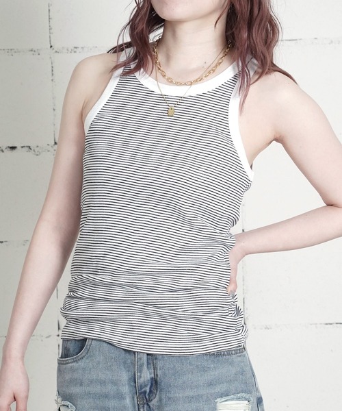 MILLER(ミラー)の「"02"≪Robert P. Miller≫パックT 3枚セット パネルリブ タンクトップ(タンクトップ・メンズ・その他1/オフホワイト/ブラック/その他2・L/XL/M)」の13枚目の写真