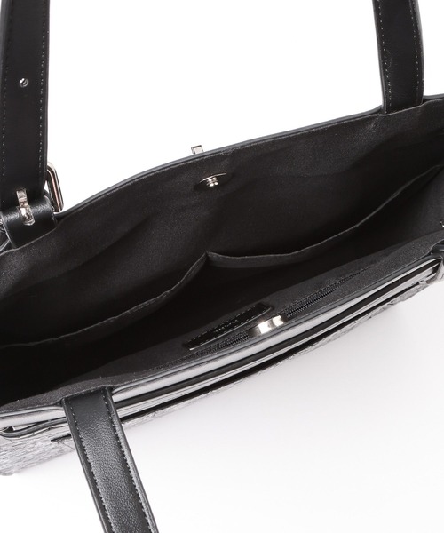 HARE(ハレ)の「エンボストートBAG(HARE)(トートバッグ・メンズ・ブラック・FREE)」の5枚目の写真