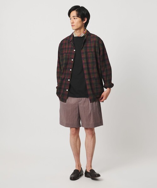 UNITED ARROWS（ユナイテッドアローズ）の「ジャガード バスクシャツ（Tシャツ/カットソー・メンズ・ライラック/ブラック・XL/M/L/S）」の19枚目の写真