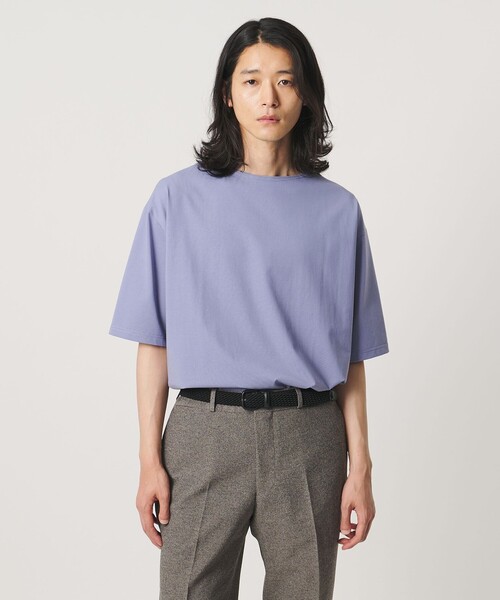 UNITED ARROWS（ユナイテッドアローズ）の「ジャガード バスクシャツ（Tシャツ/カットソー・メンズ・ライラック/ブラック・XL/M/L/S）」の13枚目の写真