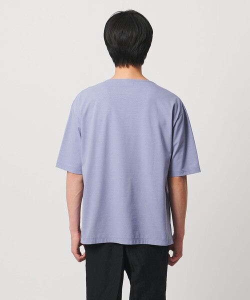 UNITED ARROWS（ユナイテッドアローズ）の「ジャガード バスクシャツ（Tシャツ/カットソー・メンズ・ライラック/ブラック・XL/M/L/S）」の17枚目の写真