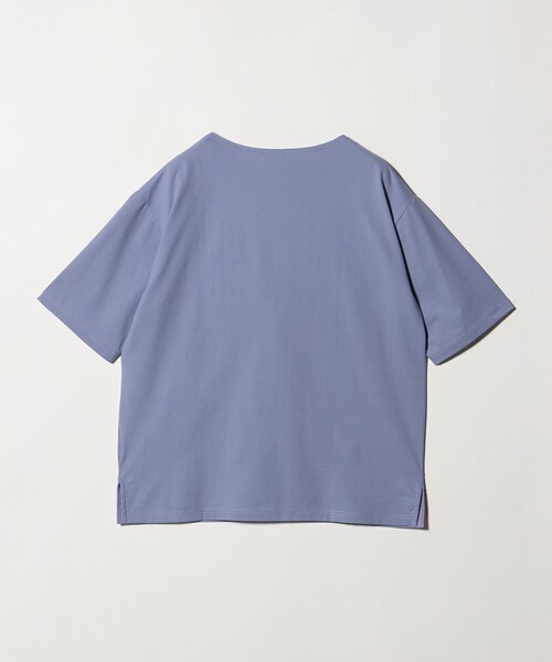 UNITED ARROWS（ユナイテッドアローズ）の「ジャガード バスクシャツ（Tシャツ/カットソー・メンズ・ライラック/ブラック・XL/M/L/S）」の6枚目の写真