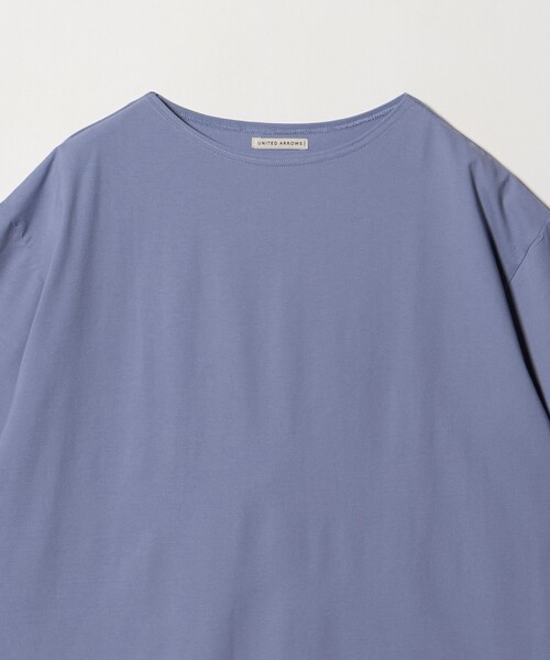 UNITED ARROWS（ユナイテッドアローズ）の「ジャガード バスクシャツ（Tシャツ/カットソー・メンズ・ライラック/ブラック・XL/M/L/S）」の7枚目の写真