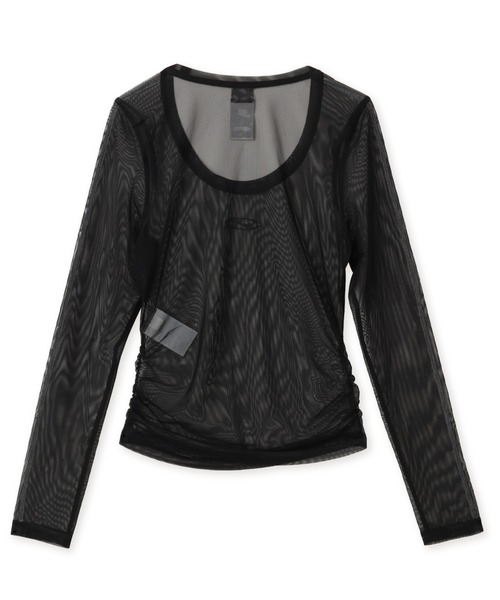 NIKE(ナイキ)の「NIKE AS W NK STREET SHEER LS / ナイキ ウィメンズ ストリート シアー L/S トップ 【SP】(Tシャツ/カットソー・レディース・ブルー/ブラック・S/M/L)」の15枚目の写真
