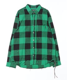 BLOCK CHECK REVERSIBLE SHIRT