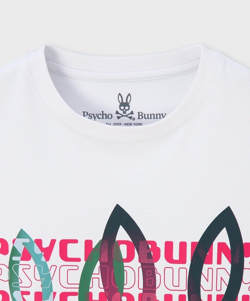 Psycho Bunny（サイコバニー）の「タイポグラフィグラデロゴ プリントTシャツ（Tシャツ/カットソー・メンズ・ブラック/ホワイト・SMALL/MEDIUM/LARGE/X-LARGE）」の8枚目の写真