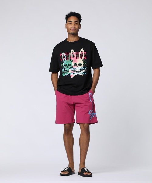 Psycho Bunny（サイコバニー）の「タイポグラフィグラデロゴ プリントTシャツ（Tシャツ/カットソー・メンズ・ブラック/ホワイト・SMALL/MEDIUM/LARGE/X-LARGE）」の12枚目の写真