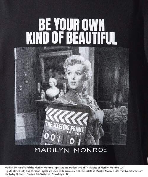 THE SHOP TK (ザ ショップ ティーケー )の「別注マリリン・モンロー / グラフィック半袖Tシャツ(Tシャツ/カットソー・メンズ・ブラック/オフホワイト/ブラック系/ホワイト系3・03/02/04)」の12枚目の写真