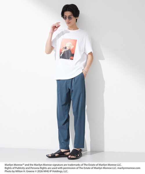 THE SHOP TK (ザ ショップ ティーケー )の「別注マリリン・モンロー / グラフィック半袖Tシャツ(Tシャツ/カットソー・メンズ・ブラック/オフホワイト/ブラック系/ホワイト系3・03/02/04)」の15枚目の写真