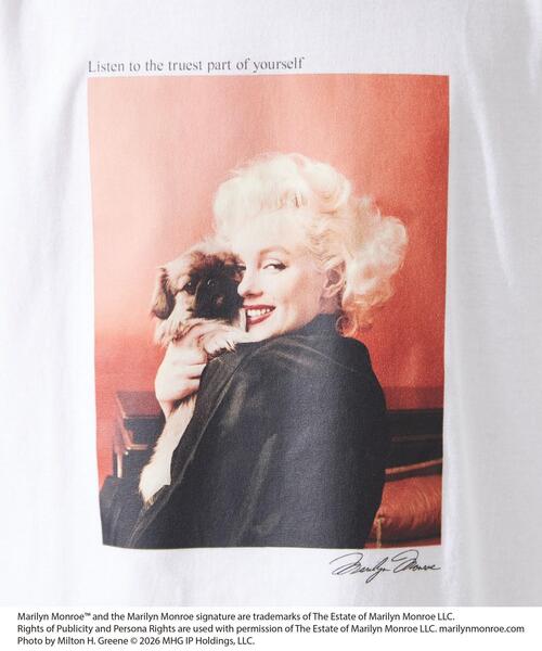 THE SHOP TK (ザ ショップ ティーケー )の「別注マリリン・モンロー / グラフィック半袖Tシャツ(Tシャツ/カットソー・メンズ・ブラック/オフホワイト/ブラック系/ホワイト系3・03/02/04)」の16枚目の写真