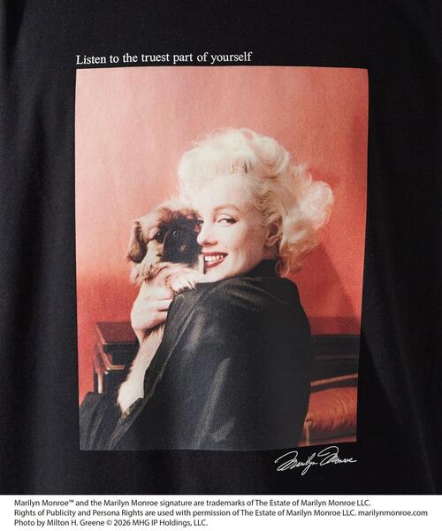 THE SHOP TK (ザ ショップ ティーケー )の「別注マリリン・モンロー / グラフィック半袖Tシャツ(Tシャツ/カットソー・メンズ・ブラック/オフホワイト/ブラック系/ホワイト系3・03/02/04)」の20枚目の写真