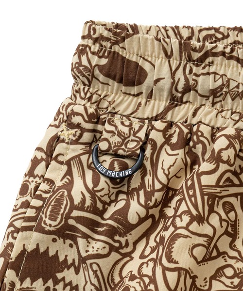 TOY　MACHINE（トイ　マシーン）の「TM DEAD MONSTER NEW SS PRINT DRY SHORT PANTS（その他パンツ・メンズ・ベージュ/バイオレット・M/L）」の5枚目の写真