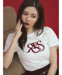 RESEXXY（リゼクシー）の「ポイントロゴデザインTシャツ（Tシャツ/カットソー・レディース）」