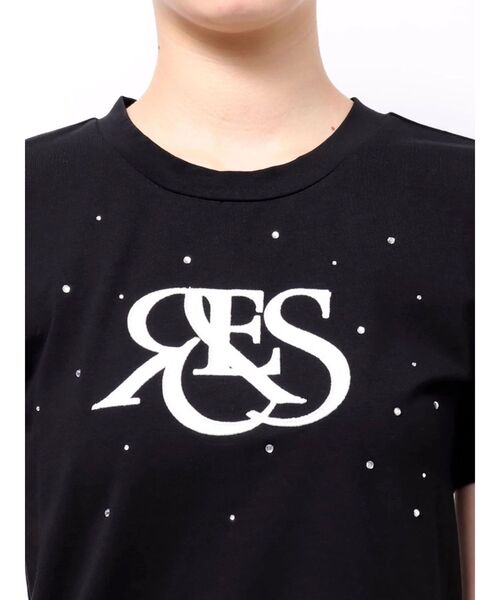 RESEXXY（リゼクシー）の「ポイントロゴデザインTシャツ（Tシャツ/カットソー・レディース・ブラック/ホワイト/ブルー・FREE）」の19枚目の写真