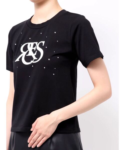RESEXXY（リゼクシー）の「ポイントロゴデザインTシャツ（Tシャツ/カットソー・レディース・ブラック/ホワイト/ブルー・FREE）」の20枚目の写真