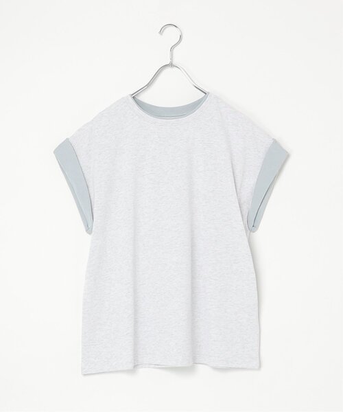 VENCEEXCHANGE(ヴァンスエクスチェンジ)の「袖配色ノースリトップス(Tシャツ/カットソー・レディース・オフホワイト/ブラック/ベージュ/その他1・FREE)」の14枚目の写真