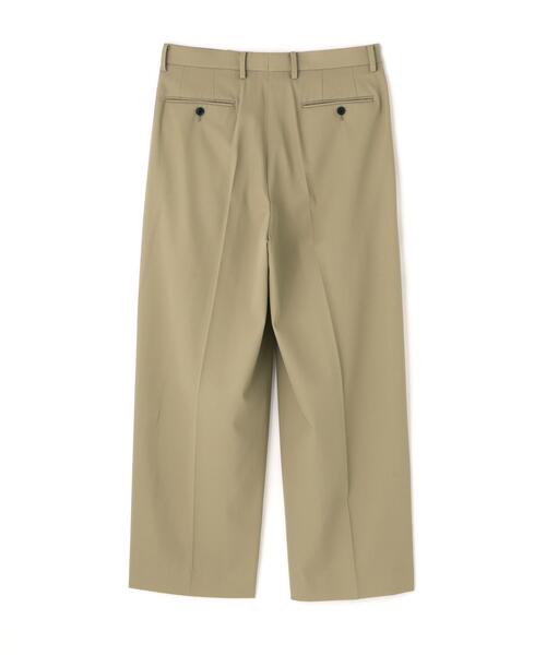 YLEVE(イレーヴ)の「YLEVE / HIGHTWISTED COTTON GABA TROUSERS(その他パンツ・メンズ・カーキ・3/4/5)」の4枚目の写真