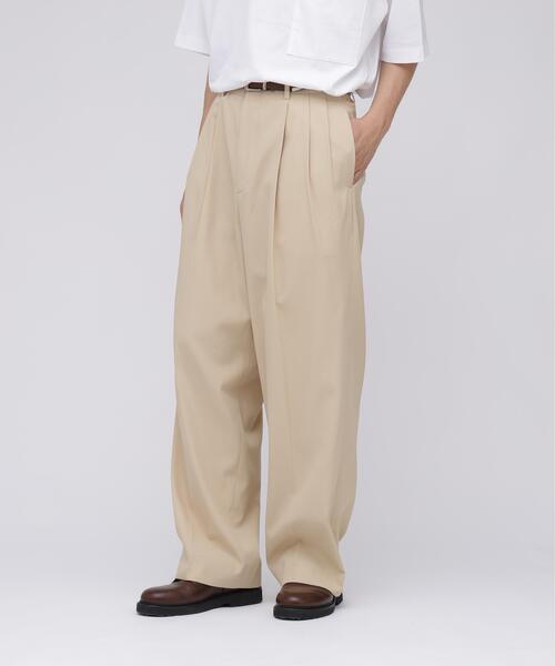 YLEVE(イレーヴ)の「YLEVE / HIGHTWISTED COTTON GABA TROUSERS(その他パンツ・メンズ・カーキ・3/4/5)」の11枚目の写真