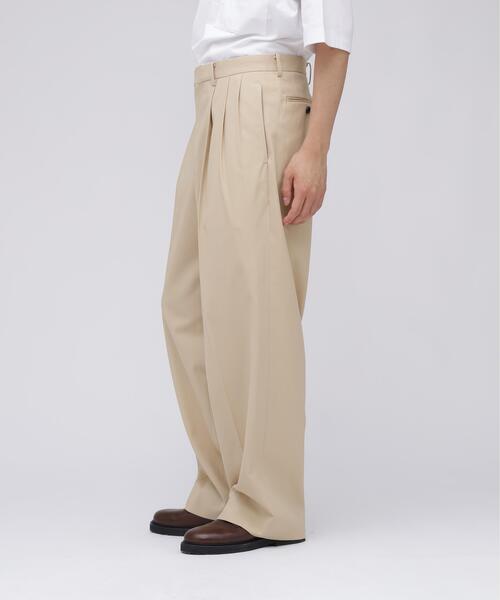 YLEVE(イレーヴ)の「YLEVE / HIGHTWISTED COTTON GABA TROUSERS(その他パンツ・メンズ・カーキ・3/4/5)」の12枚目の写真