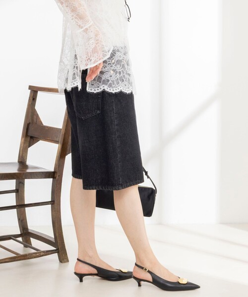 Rie Miller(リエミラー)の「【RM denim】ハーフパンツデニム(その他パンツ・レディース・ブラック・S/M/L)」の8枚目の写真