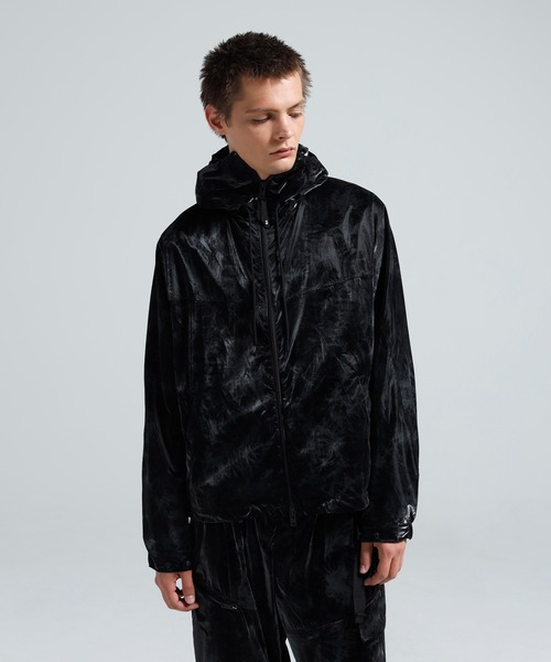 Y-3(ワイスリー)の「Y-3 MARBLE NYLON WINDBREAKER(ブルゾン・メンズ・ブラック・SMALL/MEDIUM/LARGE/X-LARGE/X-SMALL)」の1枚目の写真
